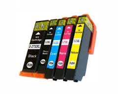 Epson T273XL 5 PACK COMBO COMPATIBLE High Yield Inkjet Cartridges XP-600 XP-610 XP700 XP810